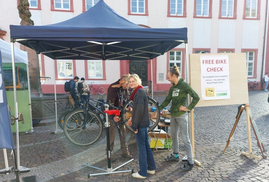 Mitmach-Station Kostenloser Radcheck von URRmEL