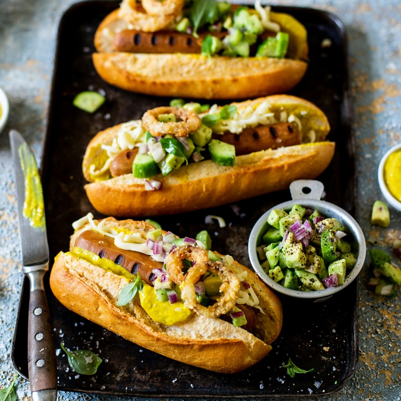 Vegane Hot Dogs